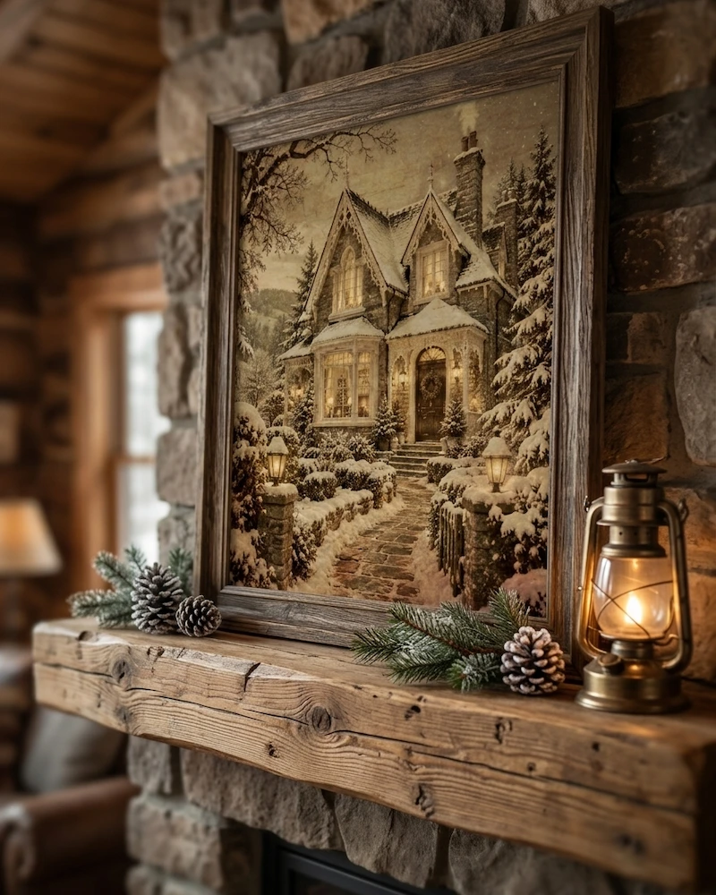 Victorian winter cottage